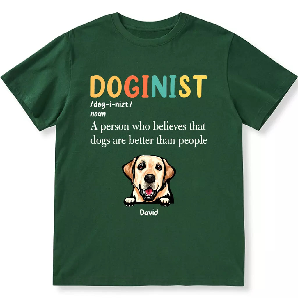 Colorful Doginist - Personalized Custom Unisex T-shirt