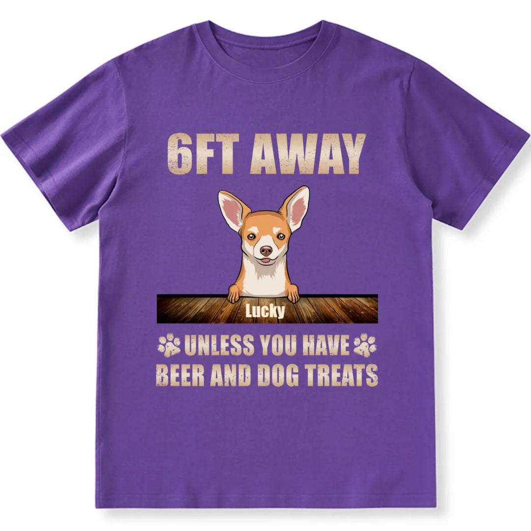 "Get away" and Dog Treats - Personalized Custom Unisex T-shirt