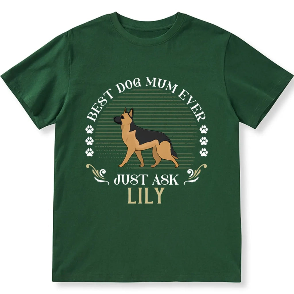 Best Walking Dog Dad Mom - Personalized Custom Unisex T-shirt