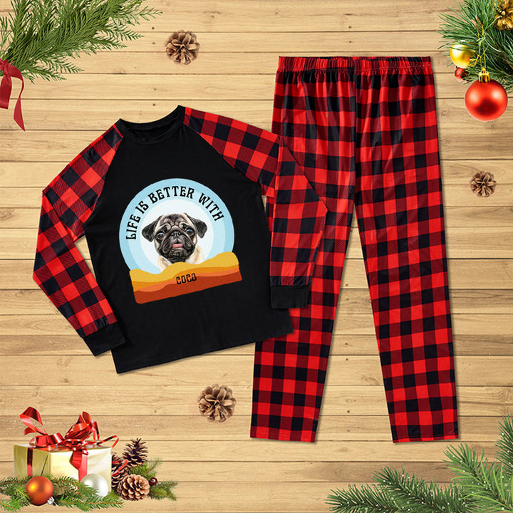 Life is Better - Personalized Custom Christmas Pajama Set