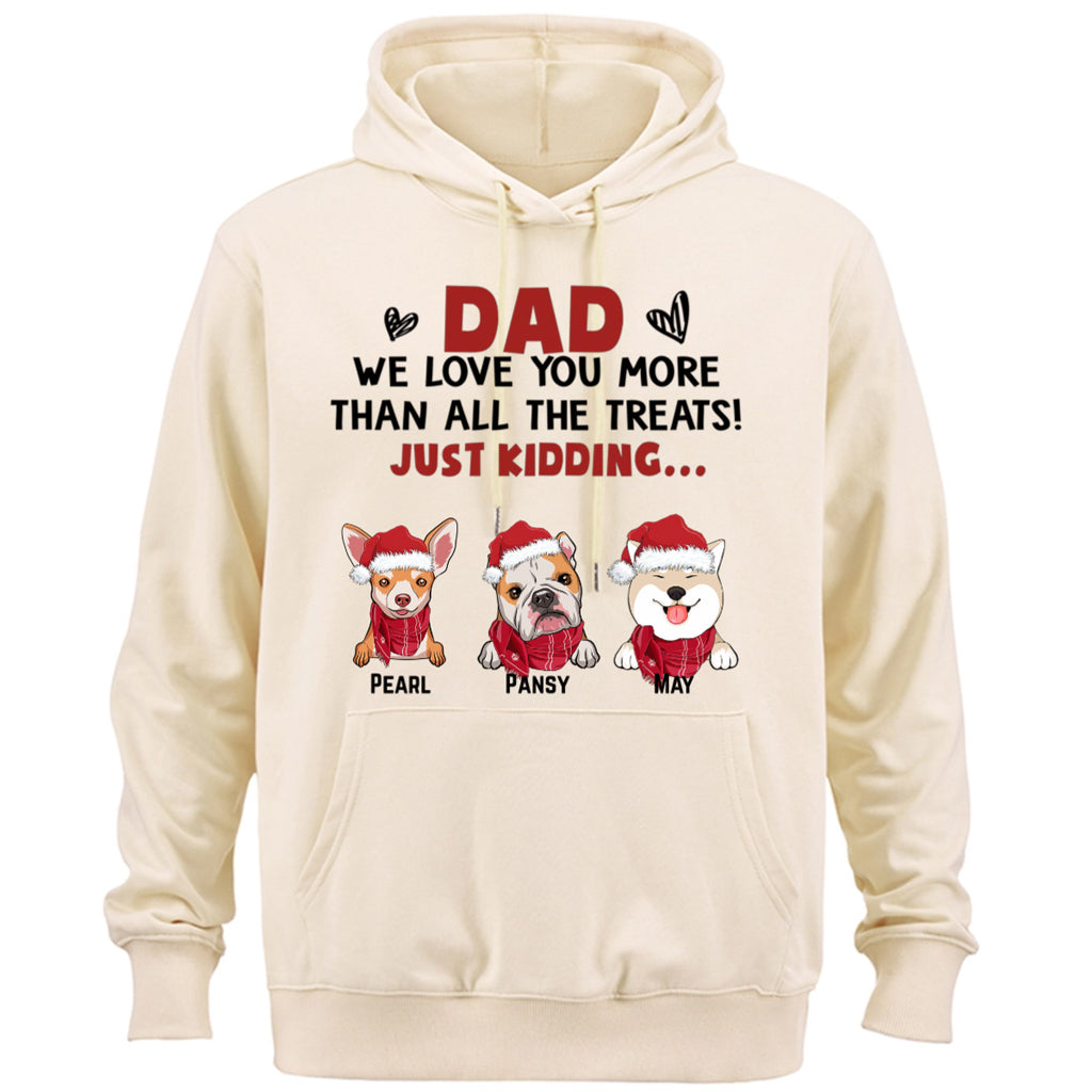 Love You Than All The Treats - Personalized Custom Christmas Hoodie