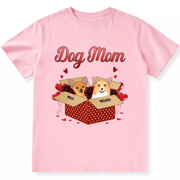 Dog Mom - Personalized Custom Unisex T-shirt