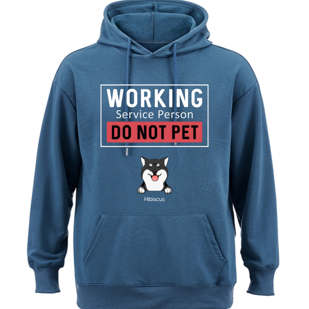 Dogs Working Service Human - Personalized Custom Hoodie