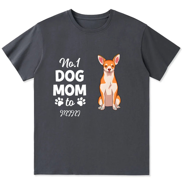 No.1 Dog Mom/Dad - Personalized Custom Unisex T-shirt