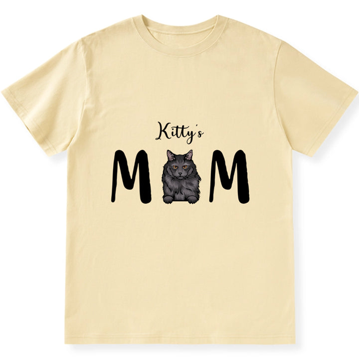 Cat Mom 2 - Personalized Custom Unisex T-shirt