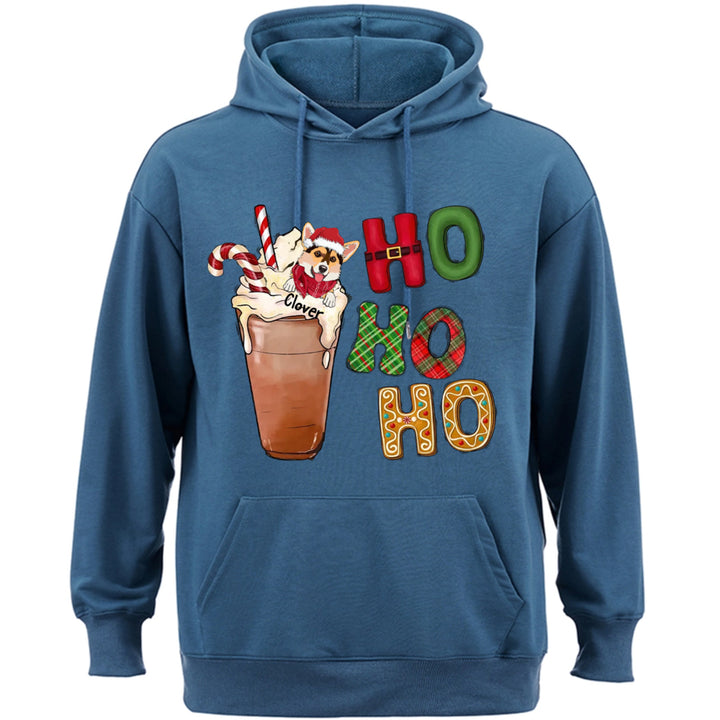 Ho Ho Ho Dog - Personalized Custom Christmas Hoodie