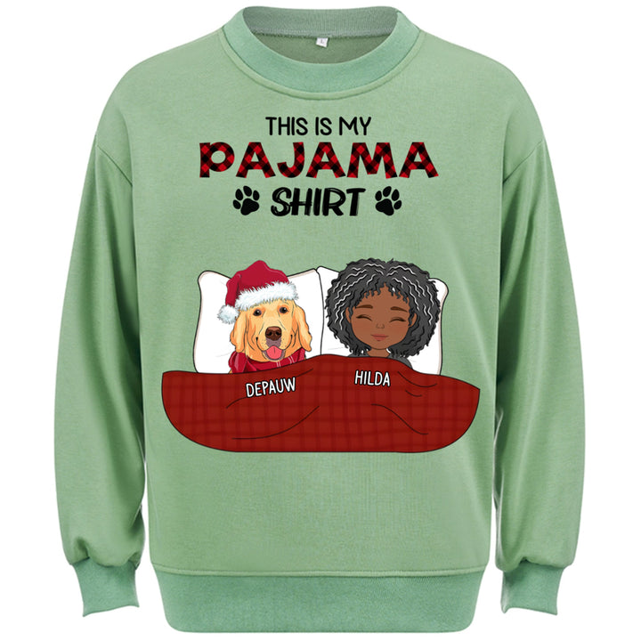 This Is My Christmas Pawjama - Personalized Custom Sweatshirt