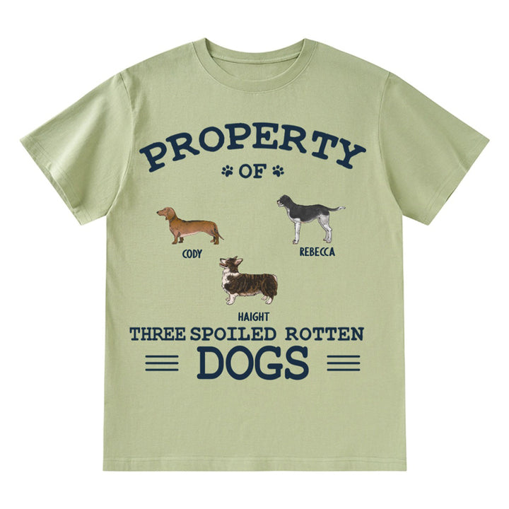 The Spoiled Rotten Dogs - Personalized Custom T-shirt