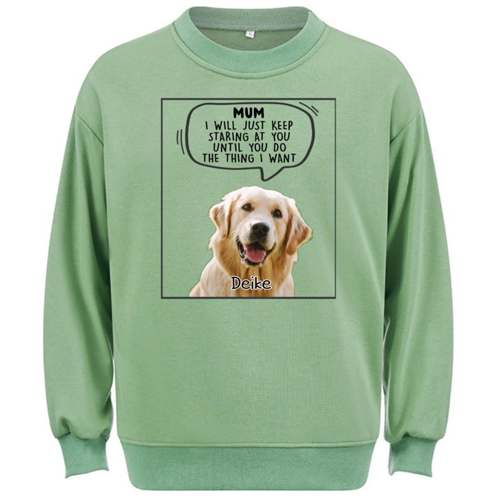 I Will Just -Personalized Custom Christmas Sweatshirt