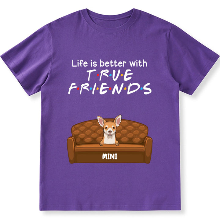 True Friends - Personalized Custom Unisex T-shirt