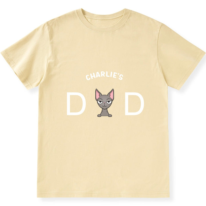 Cat Dad - Personalized Custom Unisex T-shirt