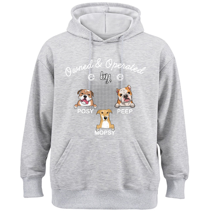 Operated By Dog - Personalized Custom Hoodie