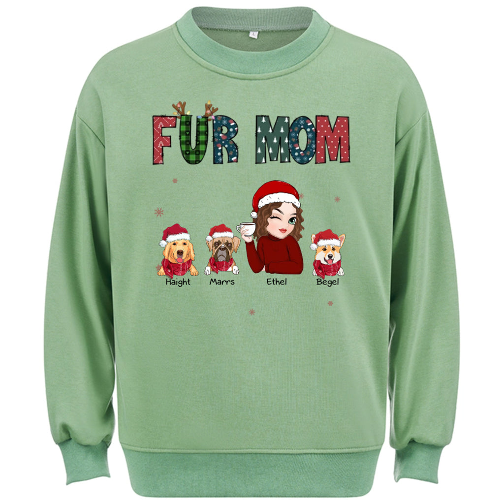 My Lovely Fur Mom - Personalized Custom Christmas Sweatshirt