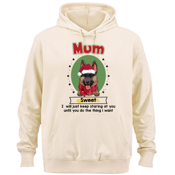 I Will Just Keep Staring At You - Personalized Custom Christmas Hoodie