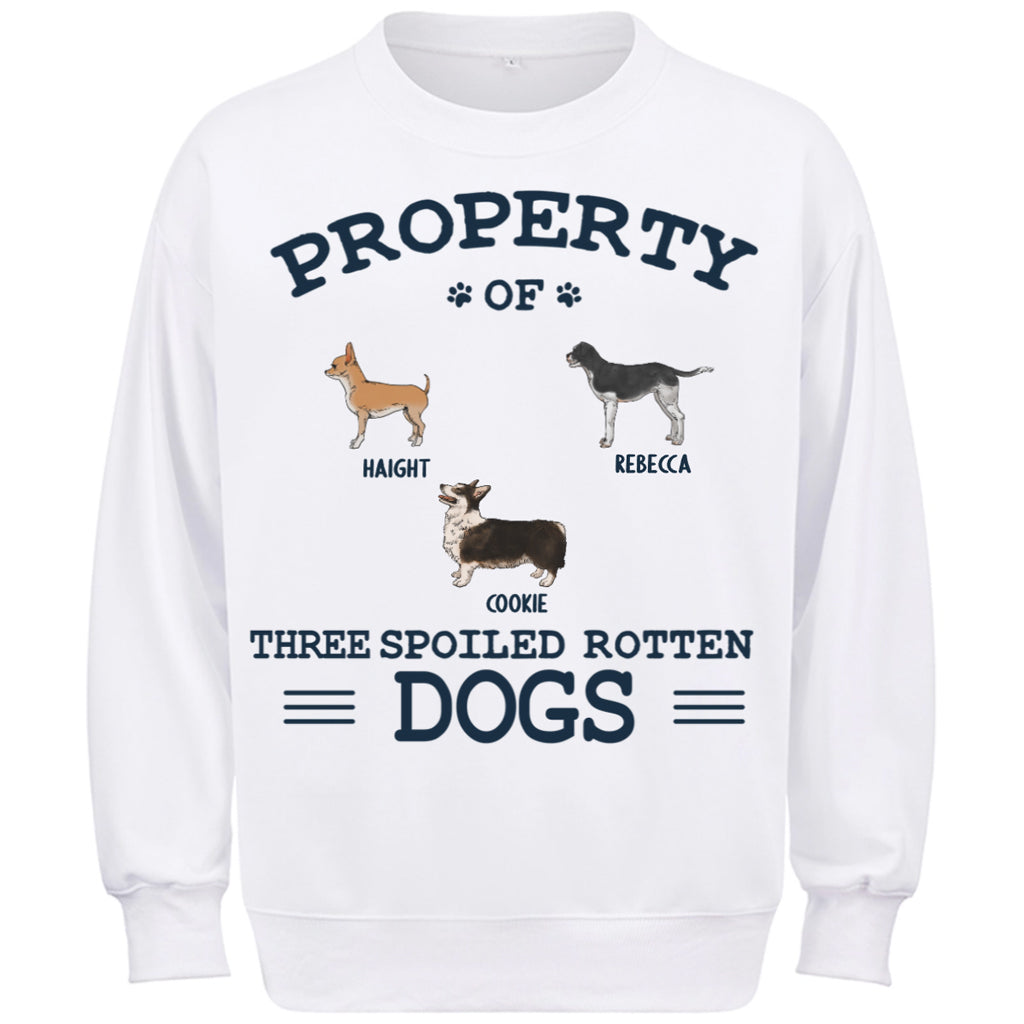 The Spoiled Rotten Dogs - Personalized Custom Sweatshirt