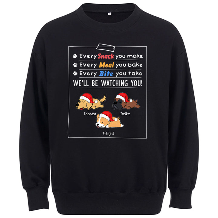 I Will Be Watching You - Personalized Custom Christmas Sweatshirt