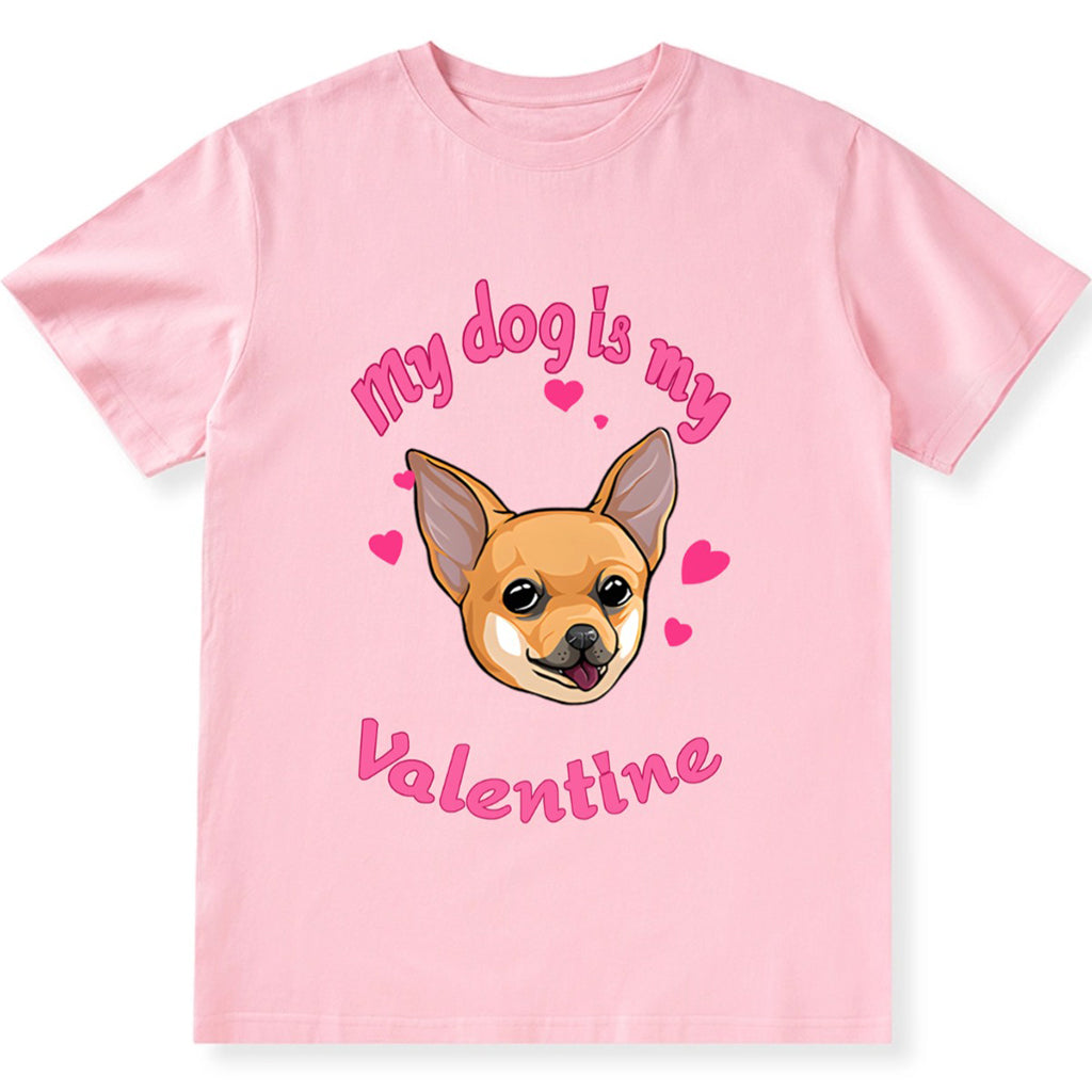 Valentine's Day Dog Lover - Personalized Custom Unisex T-shirt