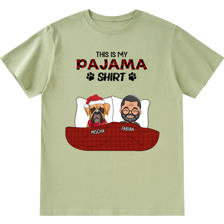 This Is My Christmas Pawjama - Personalized Custom Unisex T-shirt