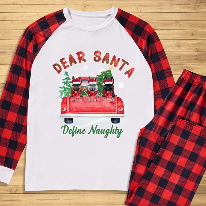 Dear Santa - Personalized Custom Christmas Pajama Set