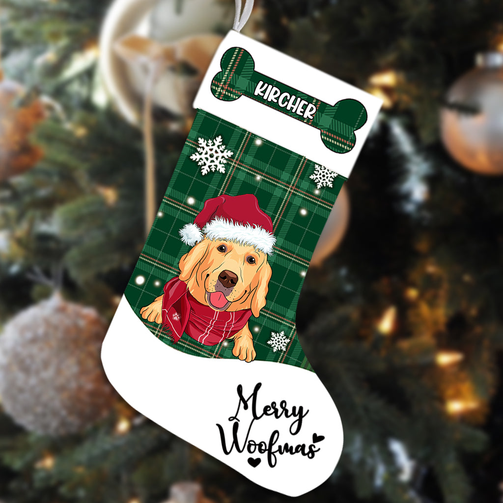 Merry Woofmas Stocking Dogs - Personalized Christmas Stocking Dogs