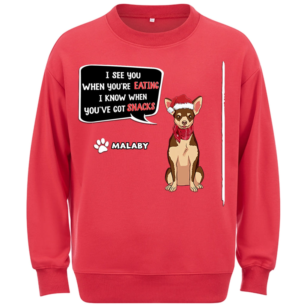 I See You - Personalized Custom Christmas Sweatshirt