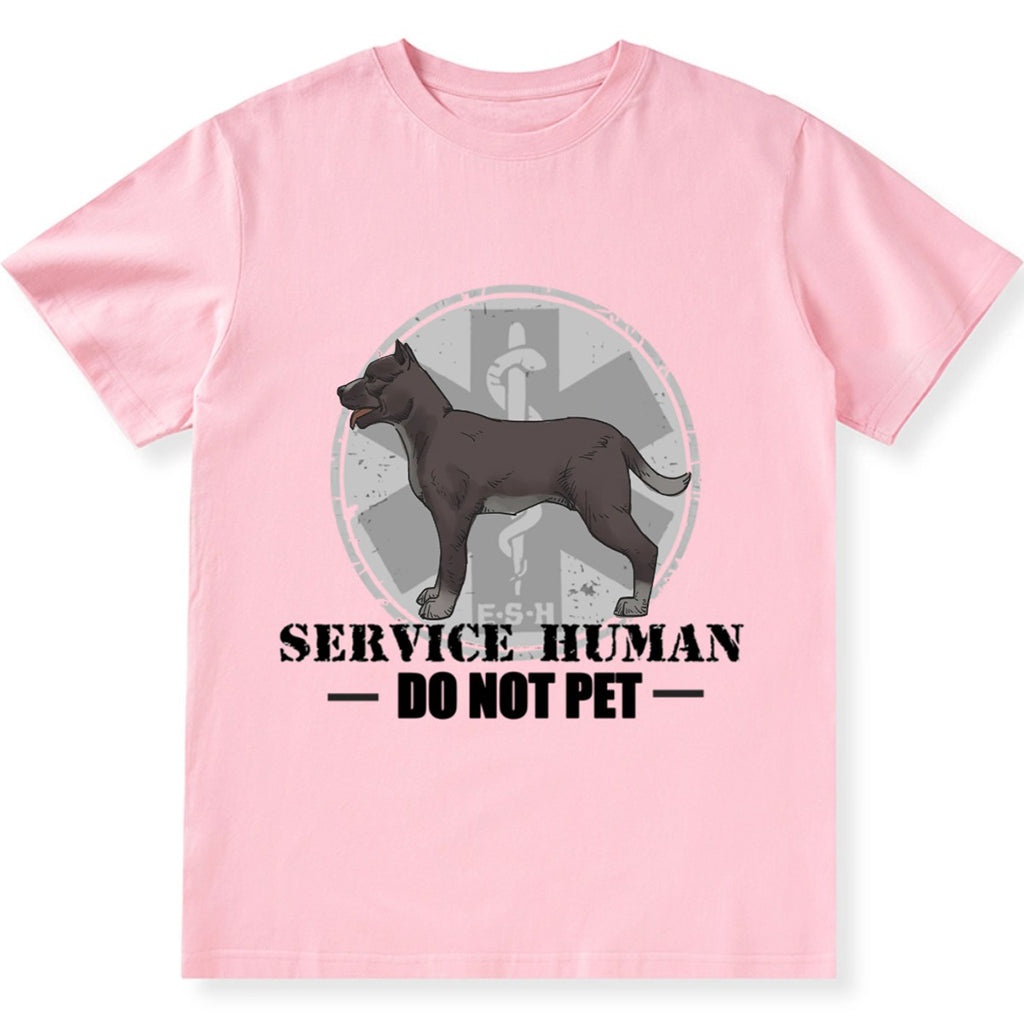 Service Human, Do Not Pet 13 - Personalized Custom Unisex T-shirt