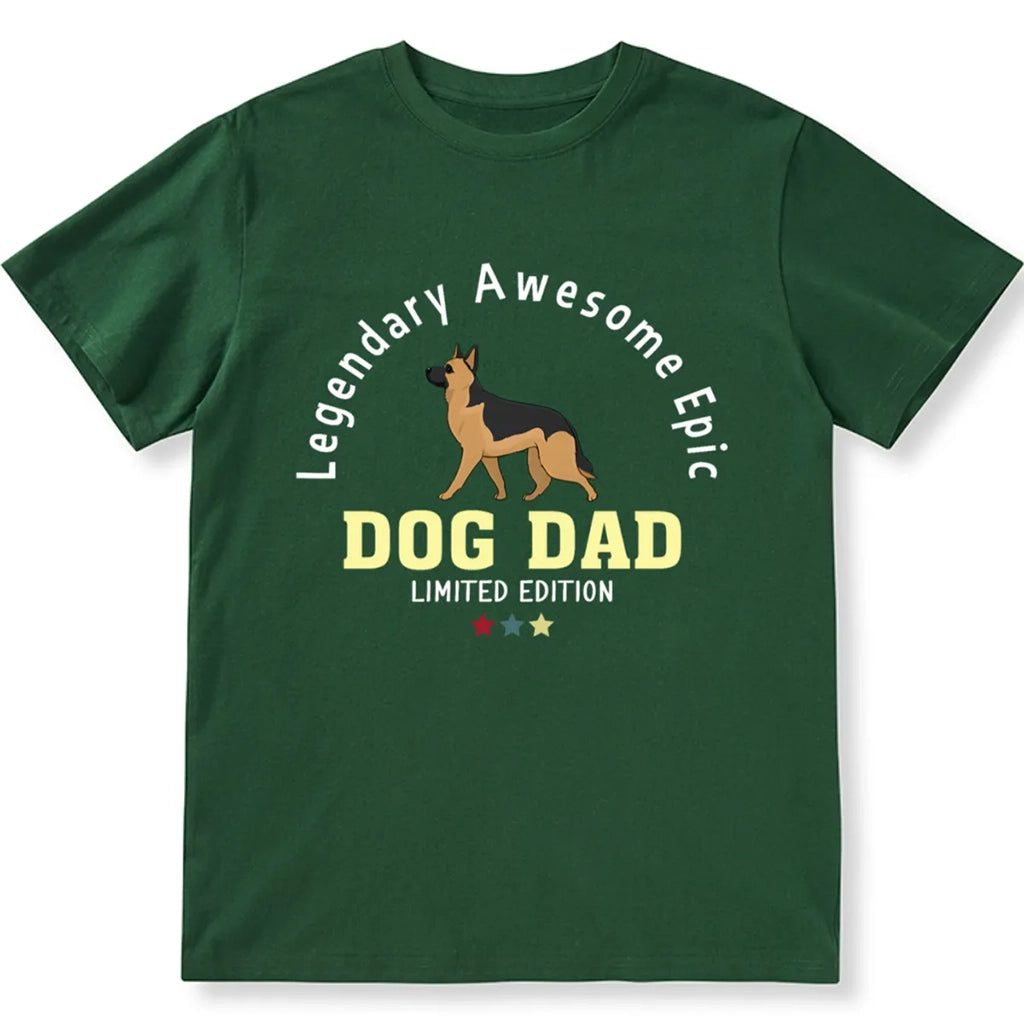 Limited Edition Dog Dad - Personalized Custom Unisex T-shirt