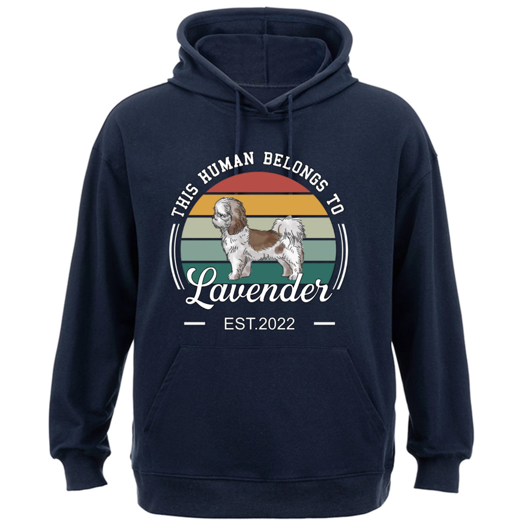 This Human Belongs To 4 - Personalized Custom Hoodie