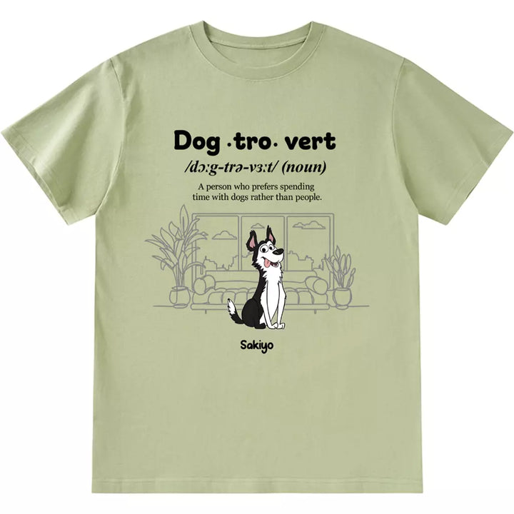 Dog Tro Vert - Personalized Custom Unisex T-Shirt