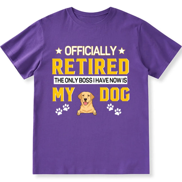 Officially Retired 2 - Personalized Custom Unisex T-shirt