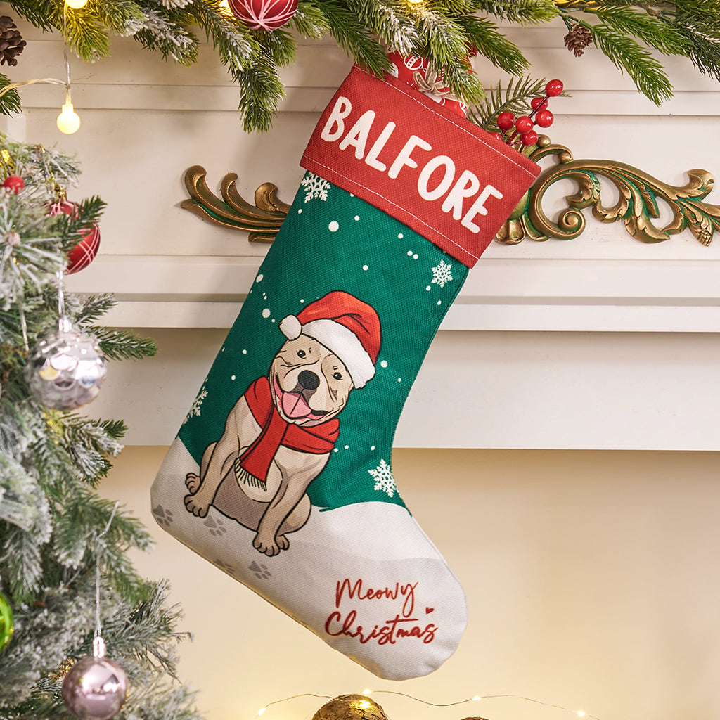 Christmas Is So Much Fun When You Are A Dog - Personalized Christmas Stocking Dogs