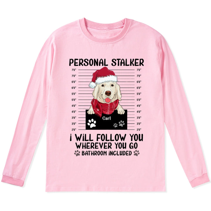 Personal Stalker 3 - Personalized Custom Christmas Long Sleeve T-shirt