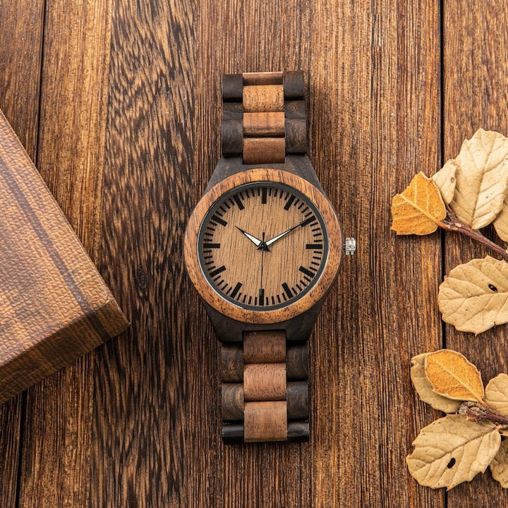 The Perfect Gift For Dog Lovers - Personalized Christmas Wooden Watch