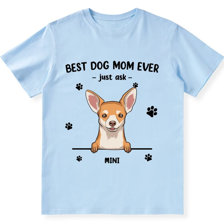 Best Dog Mom/Dad - Personalized Custom Unisex T-shirt