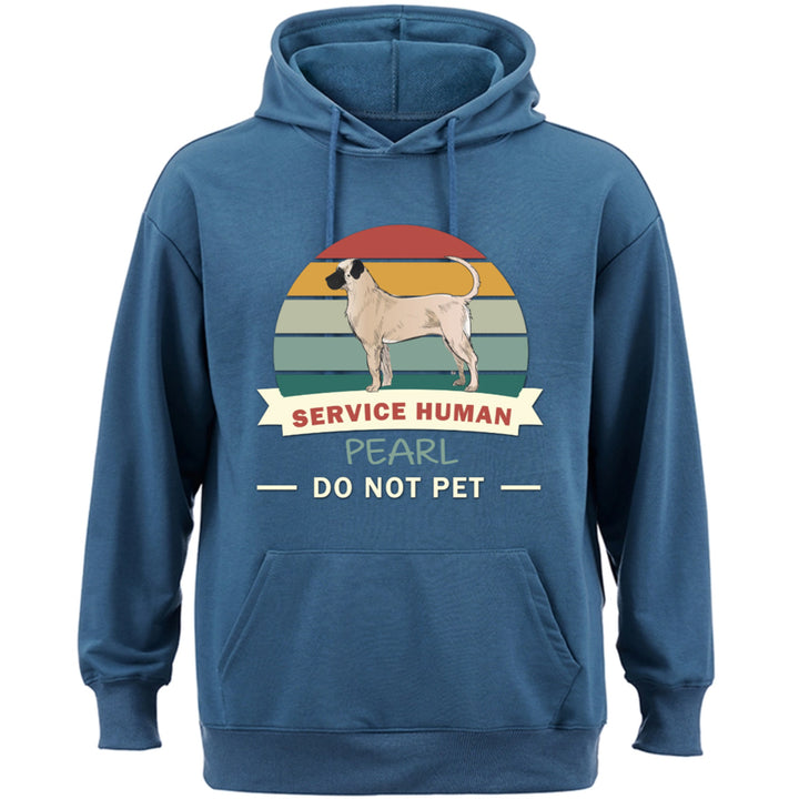 Service Human, Do Not Pet 12 - Personalized  Custom Hoodie