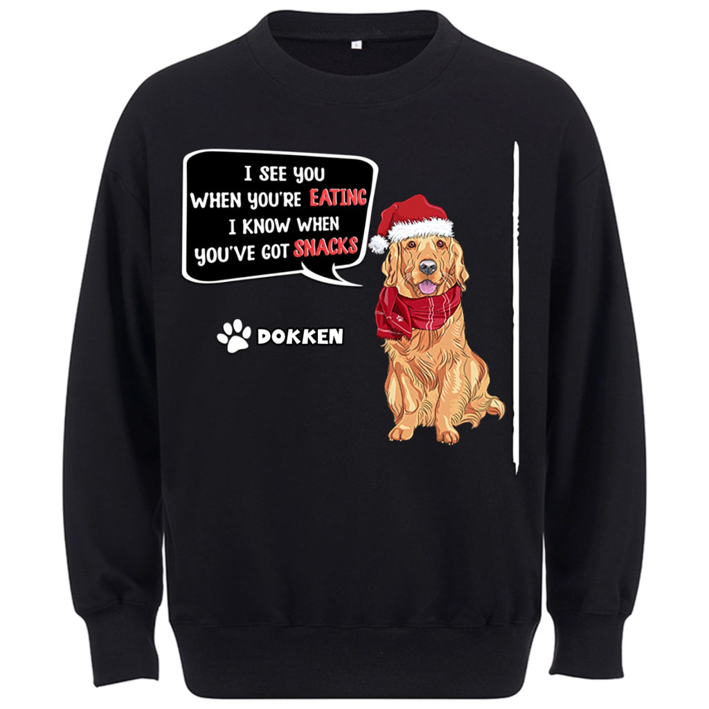 I See You - Personalized Custom Christmas Sweatshirt