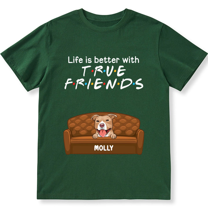 True Friends - Personalized Custom Unisex T-shirt