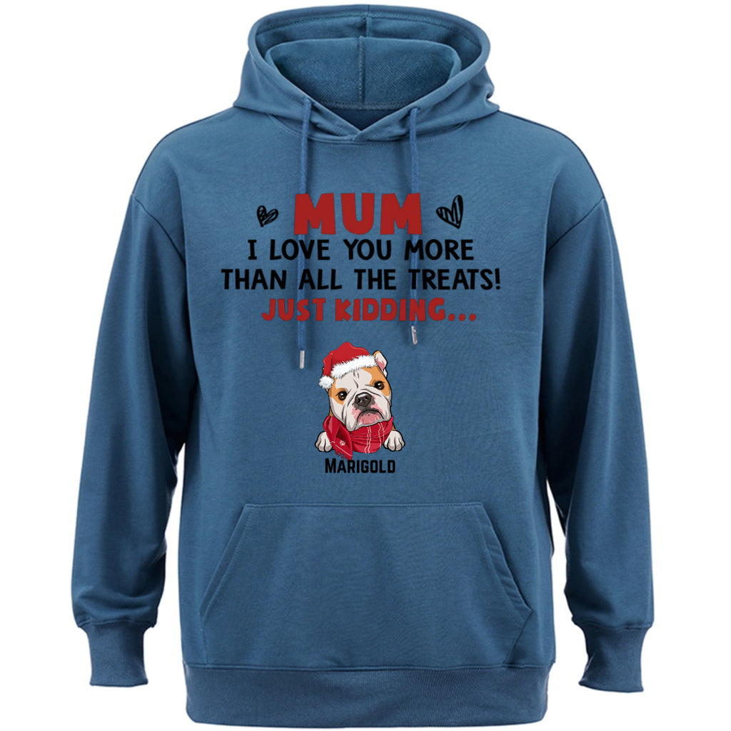 Love You Than All The Treats - Personalized Custom Christmas Hoodie