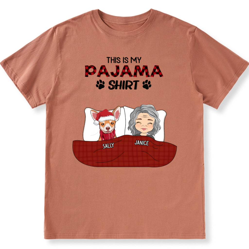 This Is My Christmas Pawjama - Personalized Custom Unisex T-shirt