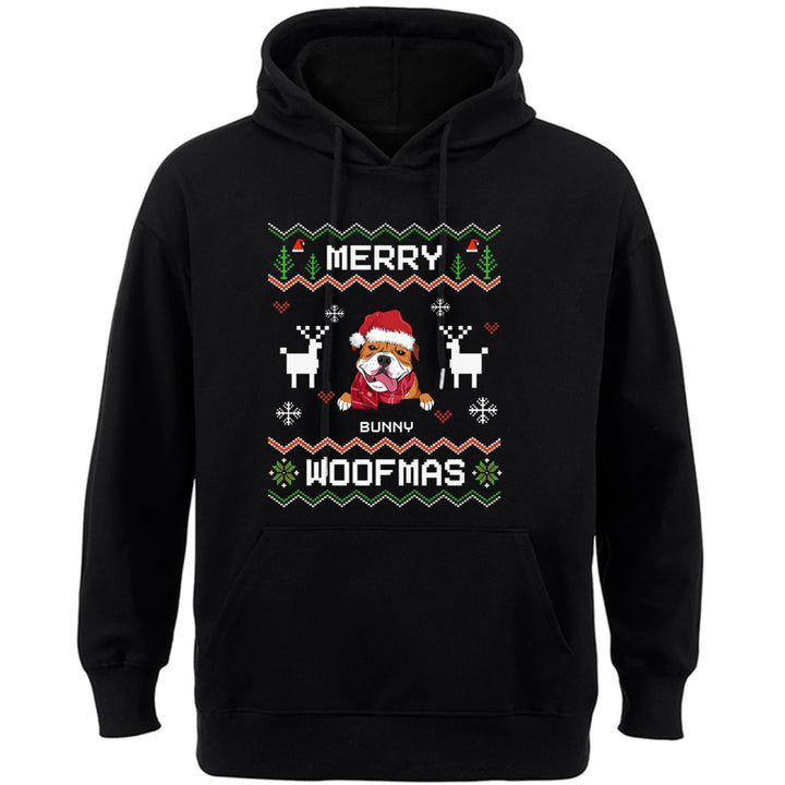 Merry Woofmas 2 - Personalized Custom Christmas Hoodie