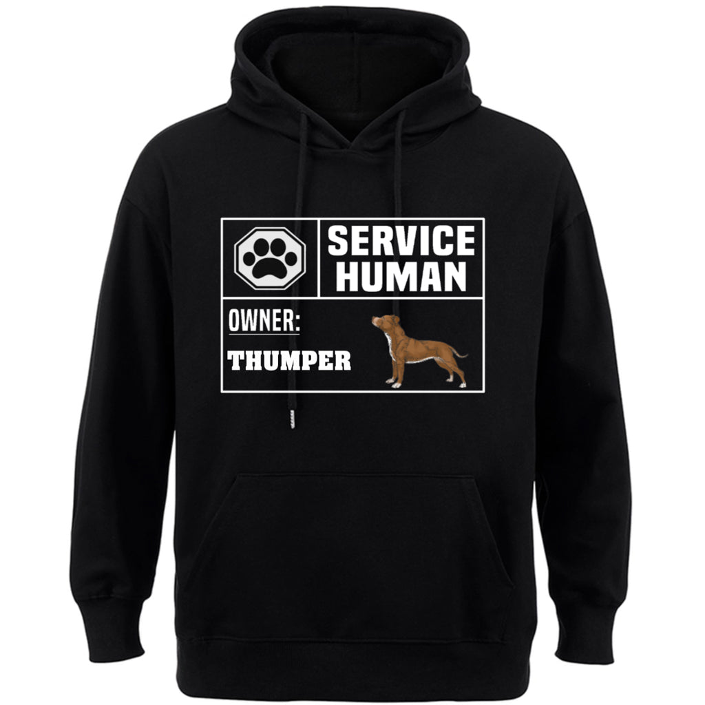 Service Human Logo 3 - Personalized Custom Hoodie