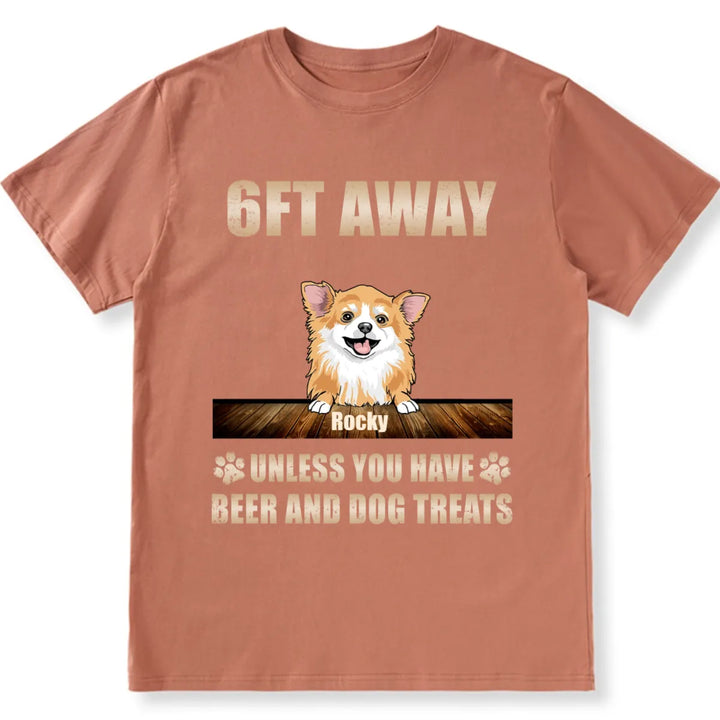 "Get away" and Dog Treats - Personalized Custom Unisex T-shirt