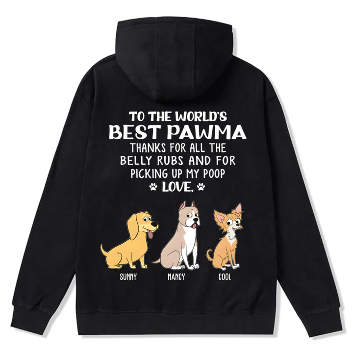 Best Dog Mom/Dad 1 - Personalized Custom Zipper Hoodie