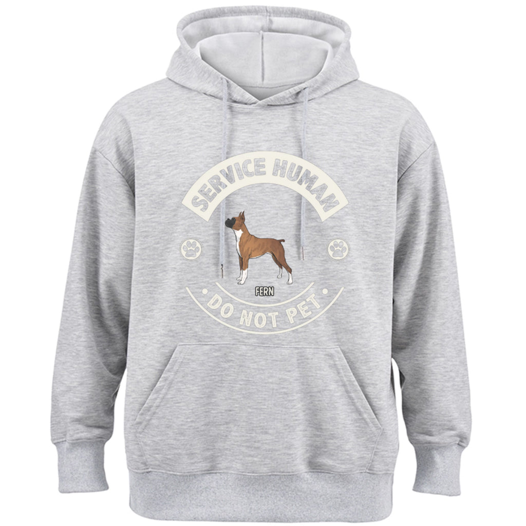 Service Human, Do Not Pet 9 - Personalized  Custom Hoodie