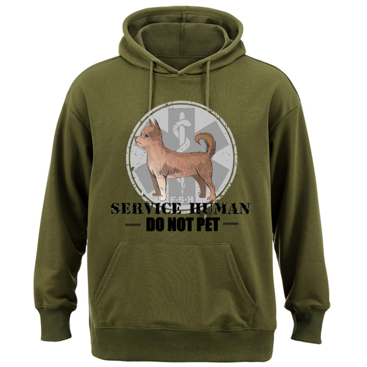 Service Human, Do Not Pet 13 - Personalized  Custom Hoodie