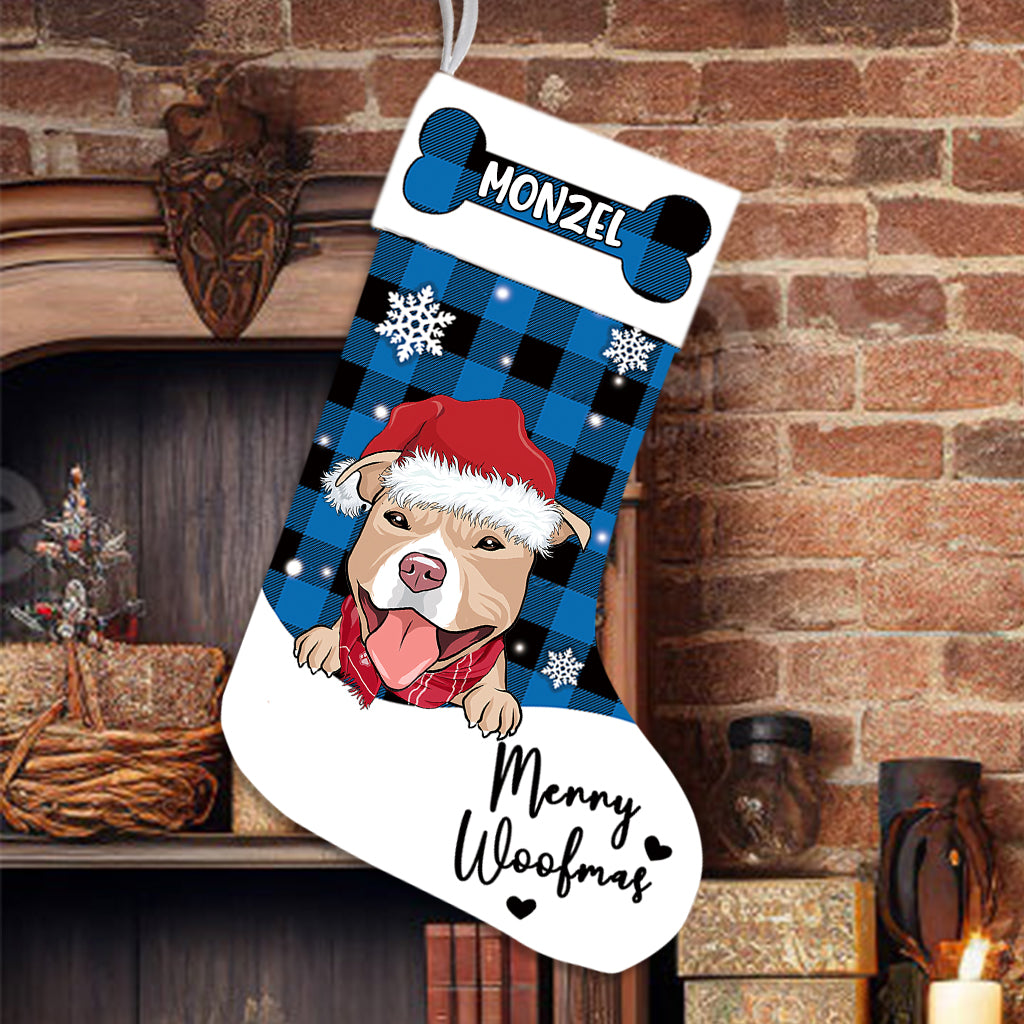 Merry Woofmas Stocking Dogs - Personalized Christmas Stocking Dogs