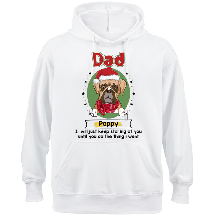 I Will Just Keep Staring At You - Personalized Custom Christmas Hoodie