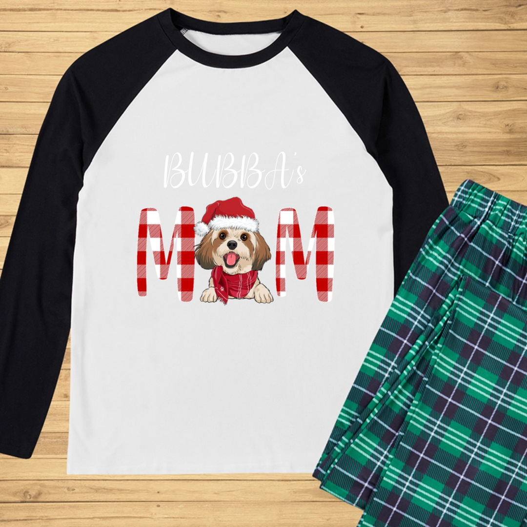 Dog Mom/Dad - Personalized Custom Christmas Pajama Set