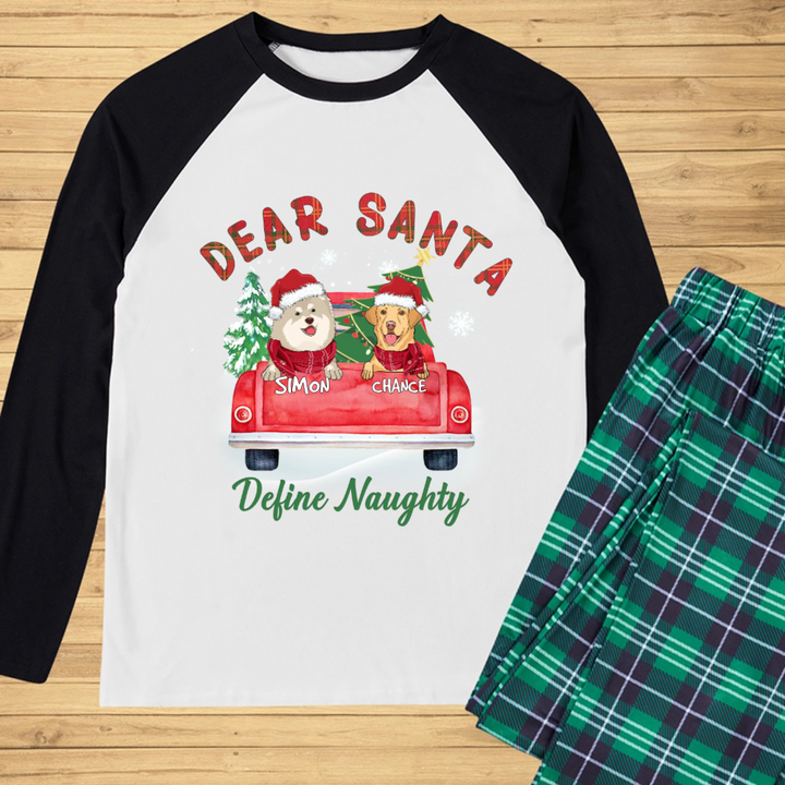 Dear Santa - Personalized Custom Christmas Pajama Set