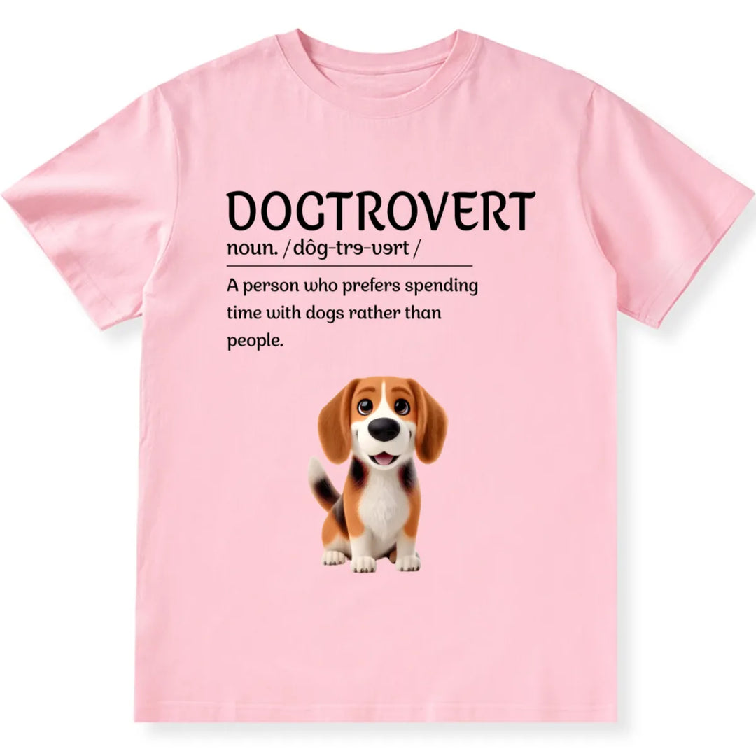 I'm a Dogtrovert - Personalized Custom Unisex T-shirt